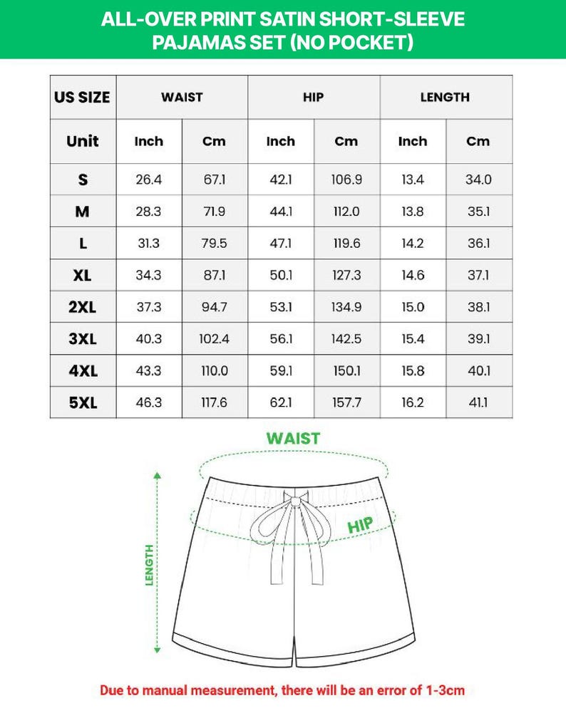 Boho Easter Bunny Satin Pajama Set | Women's Short Sleeve Sleepwear (Polyester) image 5