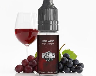 High Strength Red Wine Flavouring - Gourmet Cooking and Baking Extract - 10ml-1L