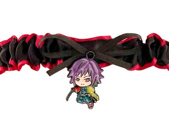 SEXY Red Black Wedding Tossing Toss Demi Cosplay Bridal Garter - Anime Charm