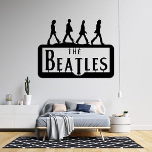 The Beatles Wooden Sign – Handmade Music Band Wall Decor