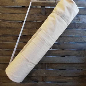 Custom Canvas Yogamattentasche: Voller Reißverschluss, verstellbarer Riemen Bild 8