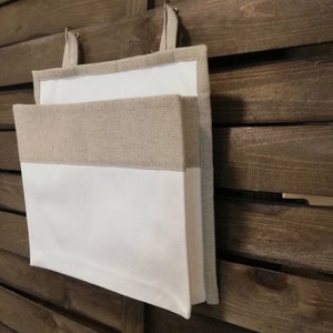 Pocket Organizer, Canvas  Storage, Caravan Organizer,  Storage Bag, Nursery Accessory, Hanging  Storage