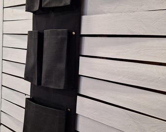 Waterproof Hanging Locker Organizer: Closet Storage Bag, 2"-Deep-pocket