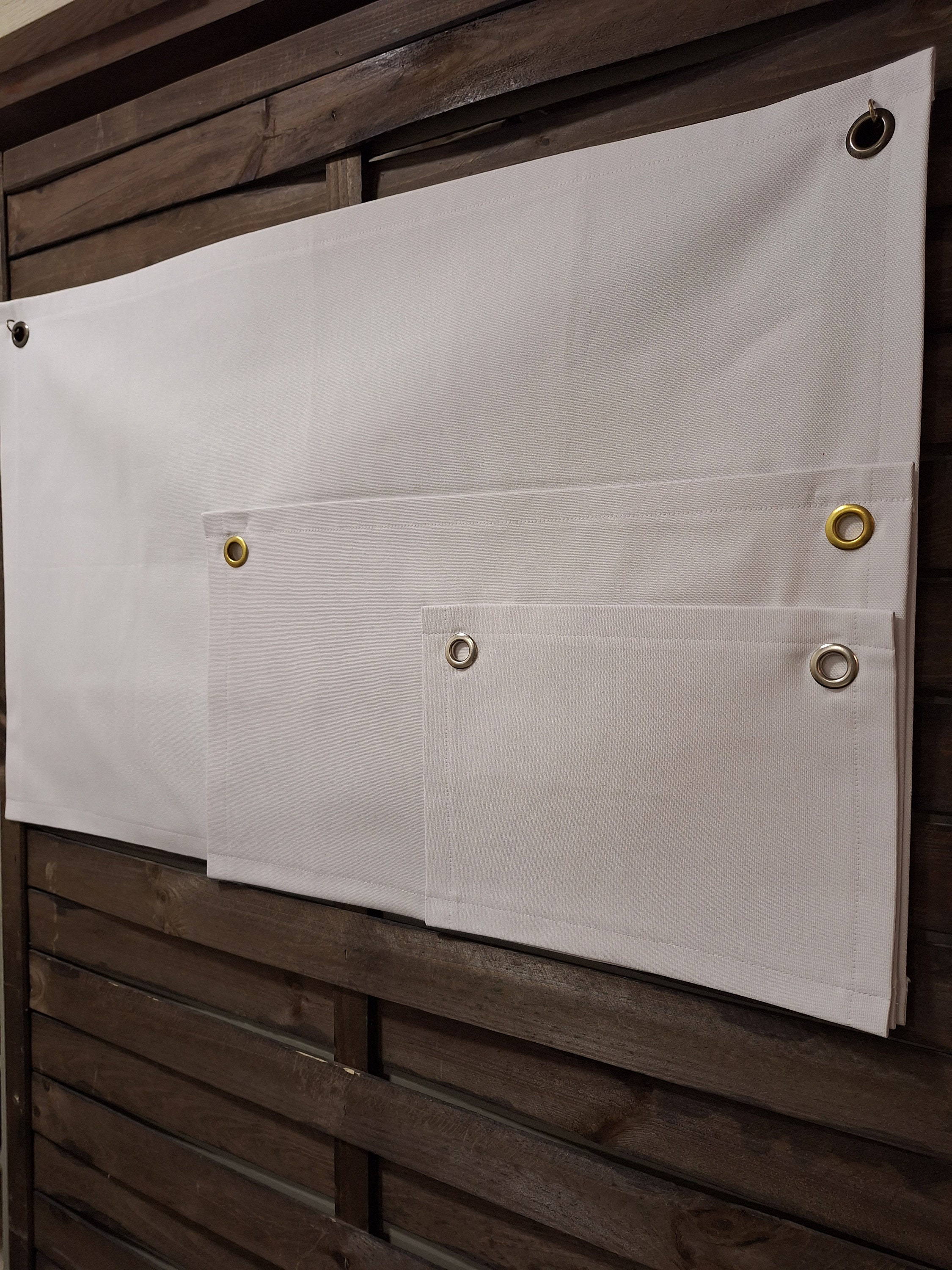 Blank canvas banner, cotton banner, custom size banner, white banner, DIY banner, custom size banner.