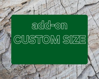 Add-on custom size