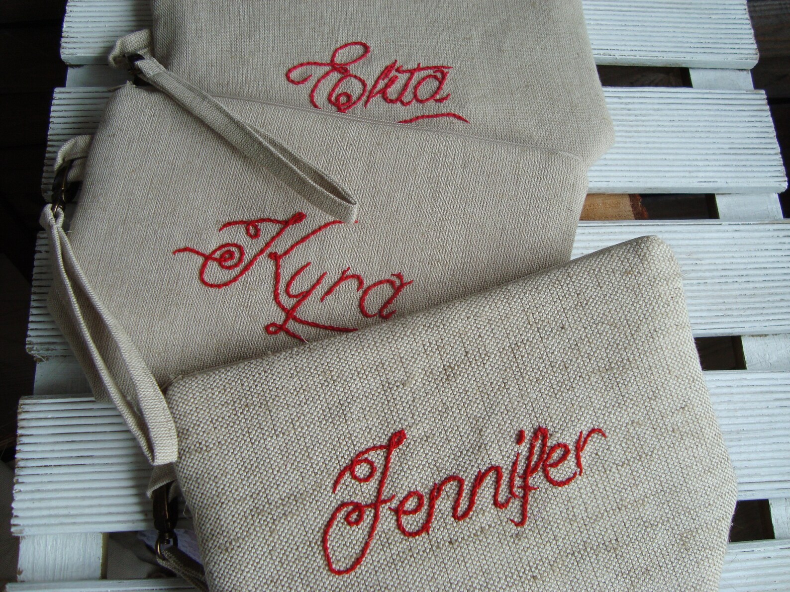 Add Embroidered Name, Hand Embroidered Word, Embroidered Letters