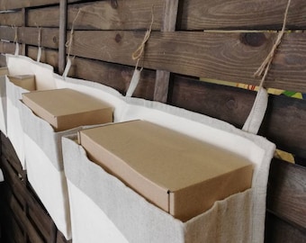 Canvas RV Organizer: Hanging Camper Storage with Pockets