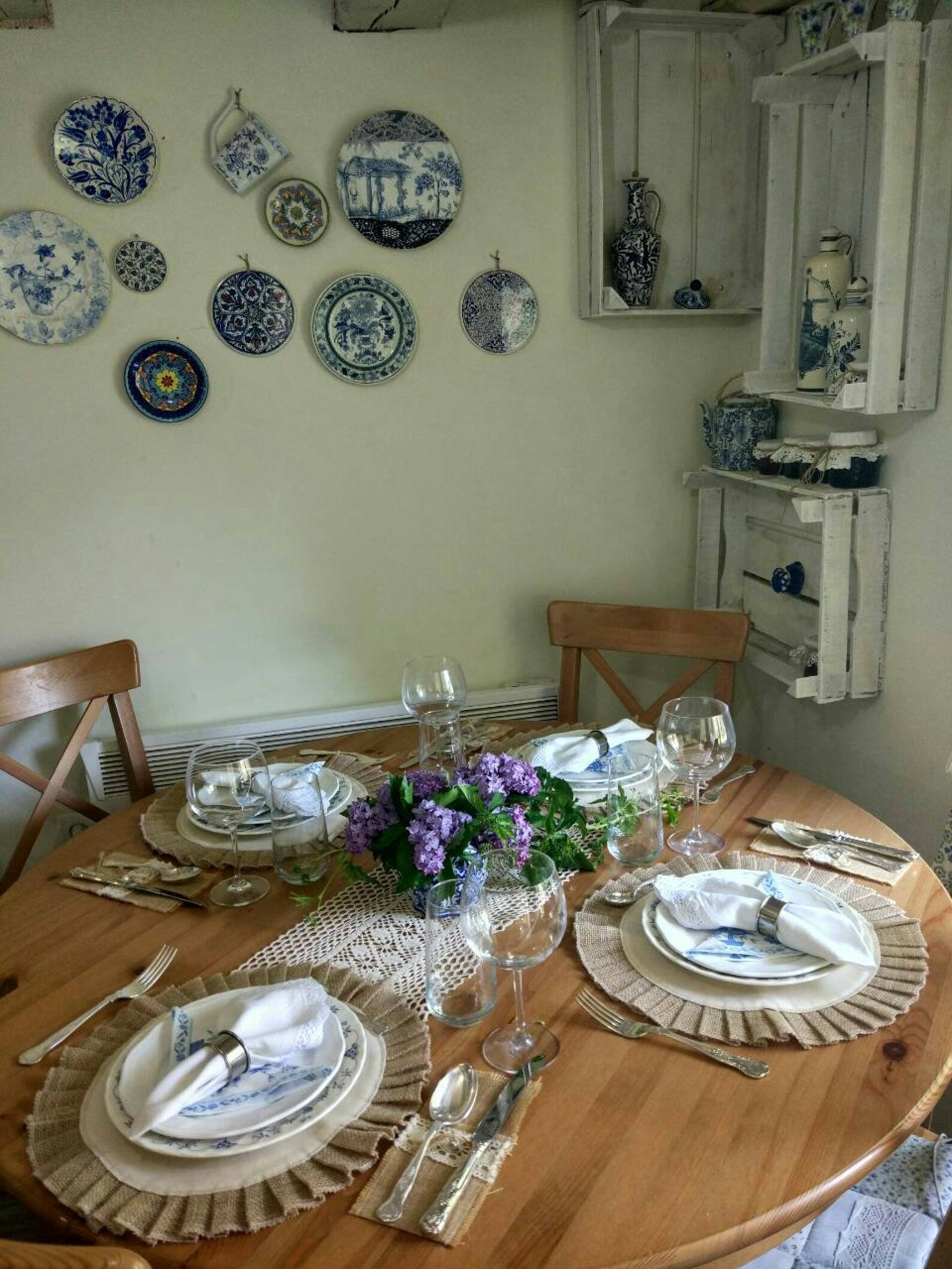 Placemat and Canvas Holders Rustic Wedding Decor Utensil Etsy