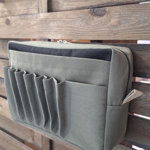 Cotton carrying pouch, A5 Organizer Insert: Zero Waste planner bag