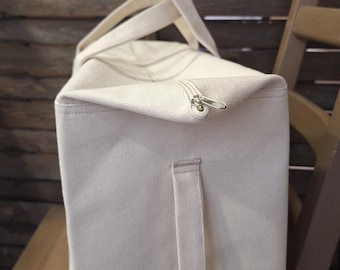 Canvas Tote Bag: two layers of fabric 15oz