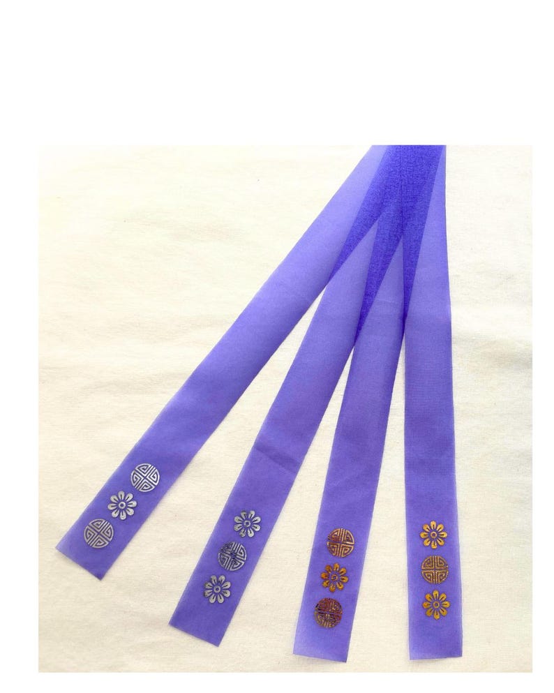 BTS Inspired Korean Traditional Daenggi Hair Ribbon, K-pop Aesthetic ...
