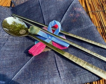 Juego de cubiertos coreanos Hunmin Jungeum / Juego de palillos coreanos / Regalo de boda / Regalos para padres / Regalos de Corea / Recuerdos de Corea / Ideas de regalo