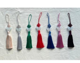 韓国のノリゲ「蝶」伝統工芸韓服アクセサリー手作りチャームストラップ