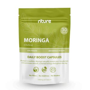 Moringa Capsules 1000mg High Potency Clean Natural Moringa Powder Eco-friendly Best Vegan Supplements Plant-based Holistic Health