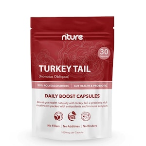 Truthahnschwanzpilz 1000 mg Kapseln Hohe Potenz 30, 60, 90 Stärker Sauberes natürliches Truthahnschwanzpulver Umweltfreundliche Vegan Ergänzungen