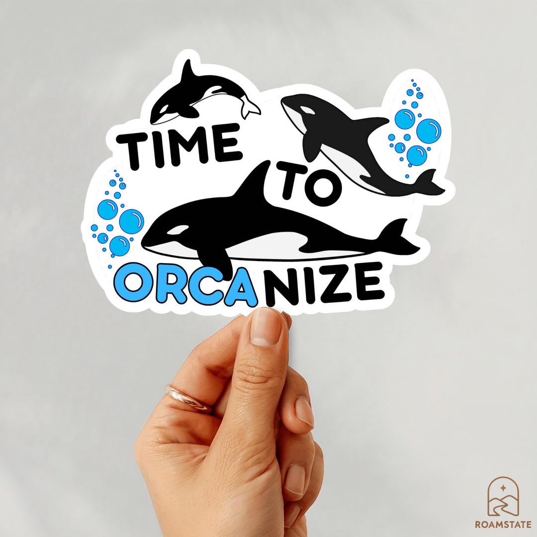Orca Sticker, Whale Decal, Ocean Decor - Etsy