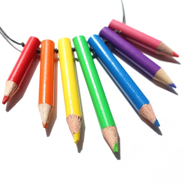 Pencil Necklace Etsy