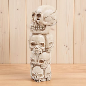 Skull Resin Shift Knob 6 Inch - Custom halloween Gear Shifter - Handmade Car Skull Shift Handle - Gothic Car Interior Modification