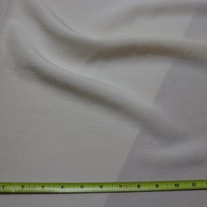 Vintage Hama Chirimen Silk Fabric, Cream Ivory, 60" x 14" image 9