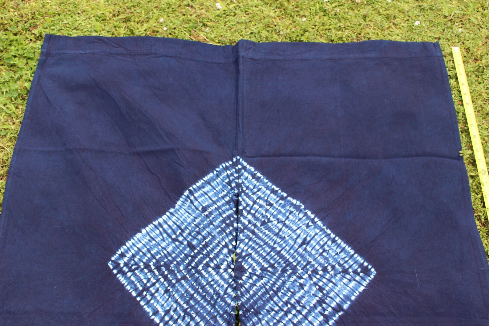 Vintage Japanese Indigo Cotton Square Pattern Noren Door Way - Etsy