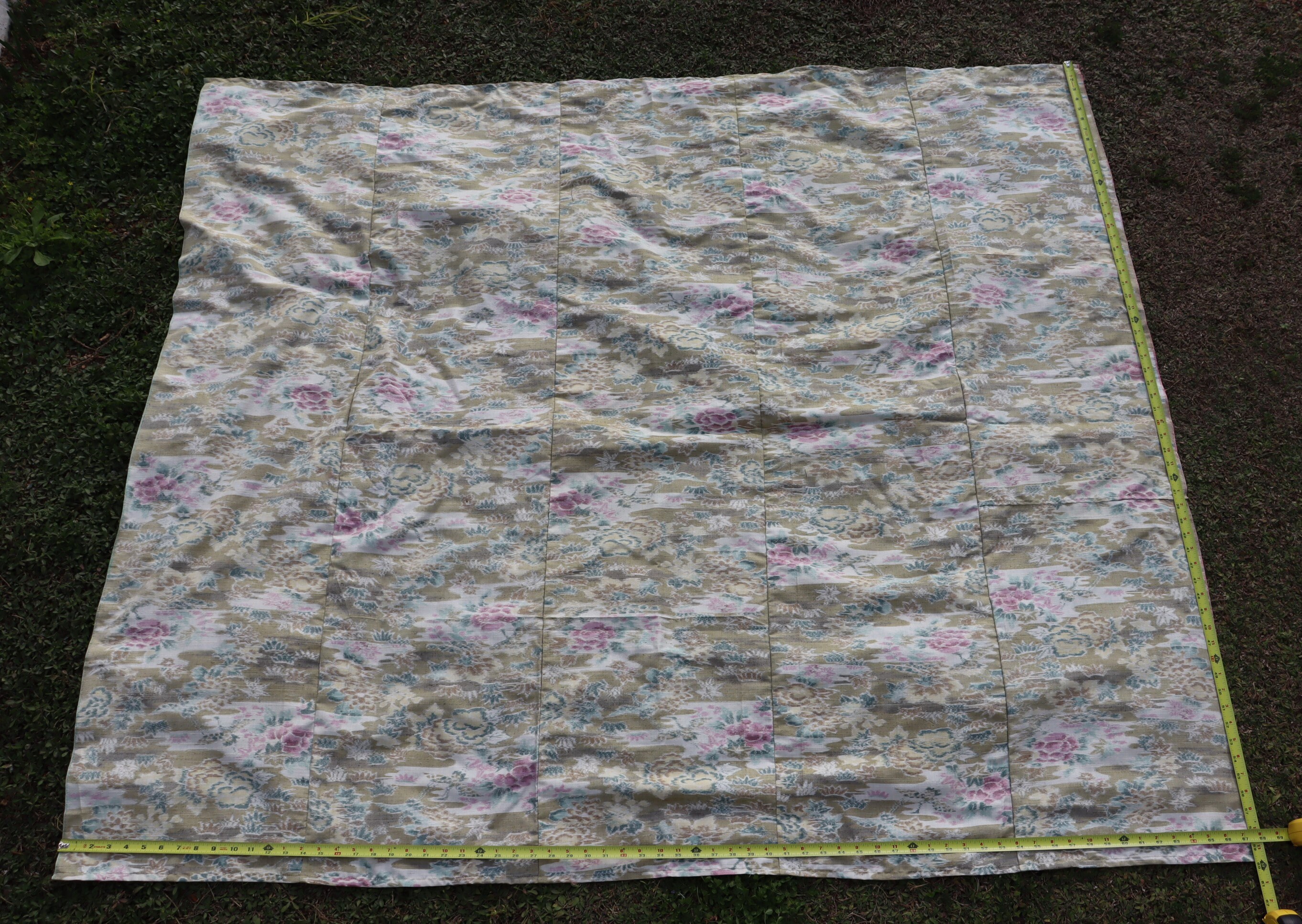 Vintage Japanese Leafy Weave Silk Futon Silk Throw Blanket - Etsy Canada