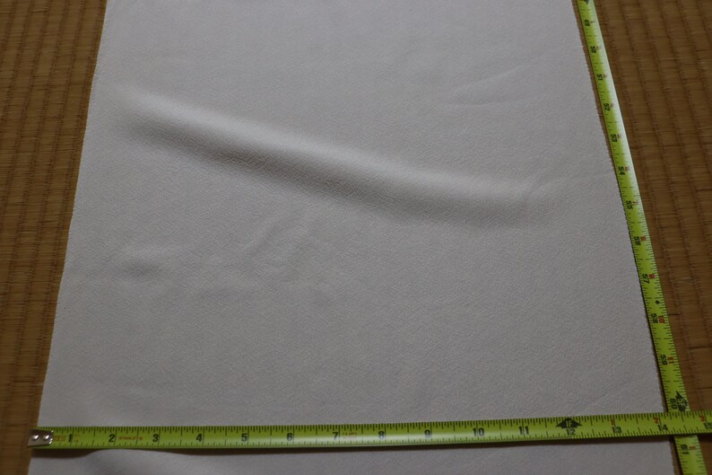 Vintage Hama Chirimen Silk Fabric, Cream Ivory, 60" x 14" image 15
