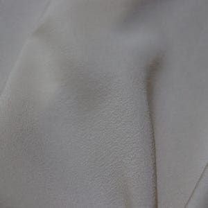 Vintage Hama Chirimen Silk Fabric, Cream Ivory, 60" x 14" image 2