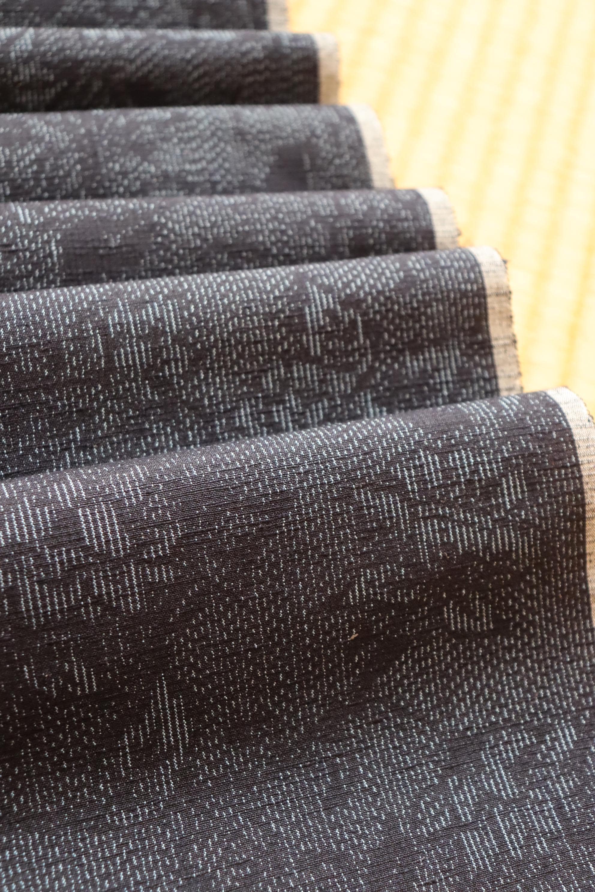 全国送料無料・イイ店 Inches 60 Vintage Pongee Tsumugi Yuki Floral Woven Japanese 小物