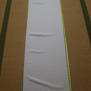 Vintage Hama Chirimen Silk Fabric, Cream Ivory, 60" x 14" image 12