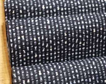 5 FEET long Vintage Geometric Japanese Cotton Yukata Kimono Fabric