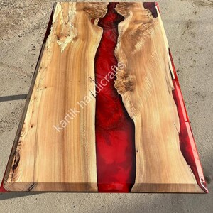 手作りエポキシオフィステーブル | 樹脂サイドテーブル | ライブエッジウォールナットコーヒーテーブル | 素朴なラウンドテーブル | 木製家具 | 小さなコーヒーテーブル