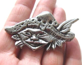 Pin de duendecillo, broche de hadas, regalo de joyería de duendes