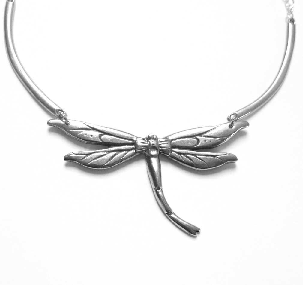 Dragonfly choker necklace Clearance