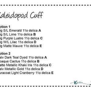 Tutoriel de perles pour les cosses triangulaires, motif géométrique de perles de peyotl - Kaleidopod image 3