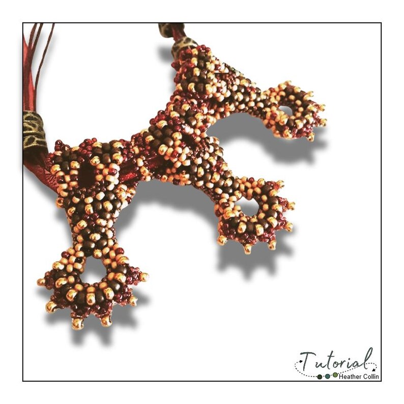 Craw Pattern CRAW Beading Pattern: Curved Necklace Elements Tutorial (ALE BEADS) - Etsy