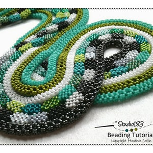 Beaded Continuous Loops, 4 Interesting CRAW Variations for Beaded Ropes, Easy Beaded Rope Patterns, Beading Tutorial - CHAIN of EVENTS