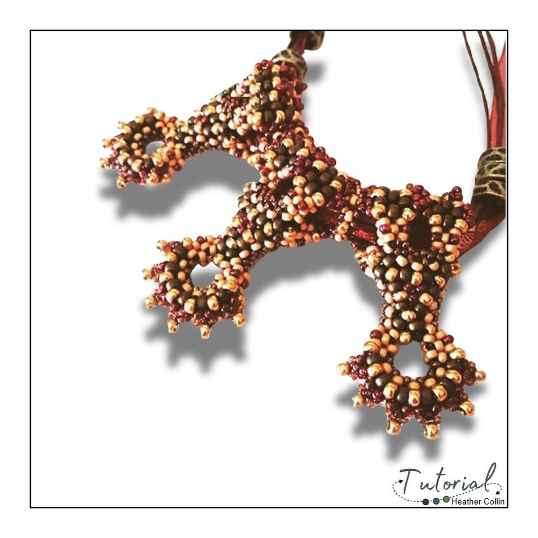 Craw Pattern CRAW Beading Pattern: Curved Necklace Elements Tutorial (ALE BEADS) - Etsy