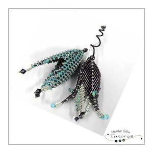 Peyote Stitch Flower Beading Pattern, Tarouk Blooms (PDF Pattern)