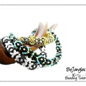 Beading Patterns, CRAW Bangles Pattern, Beading Tutorial,  BOJANGLES