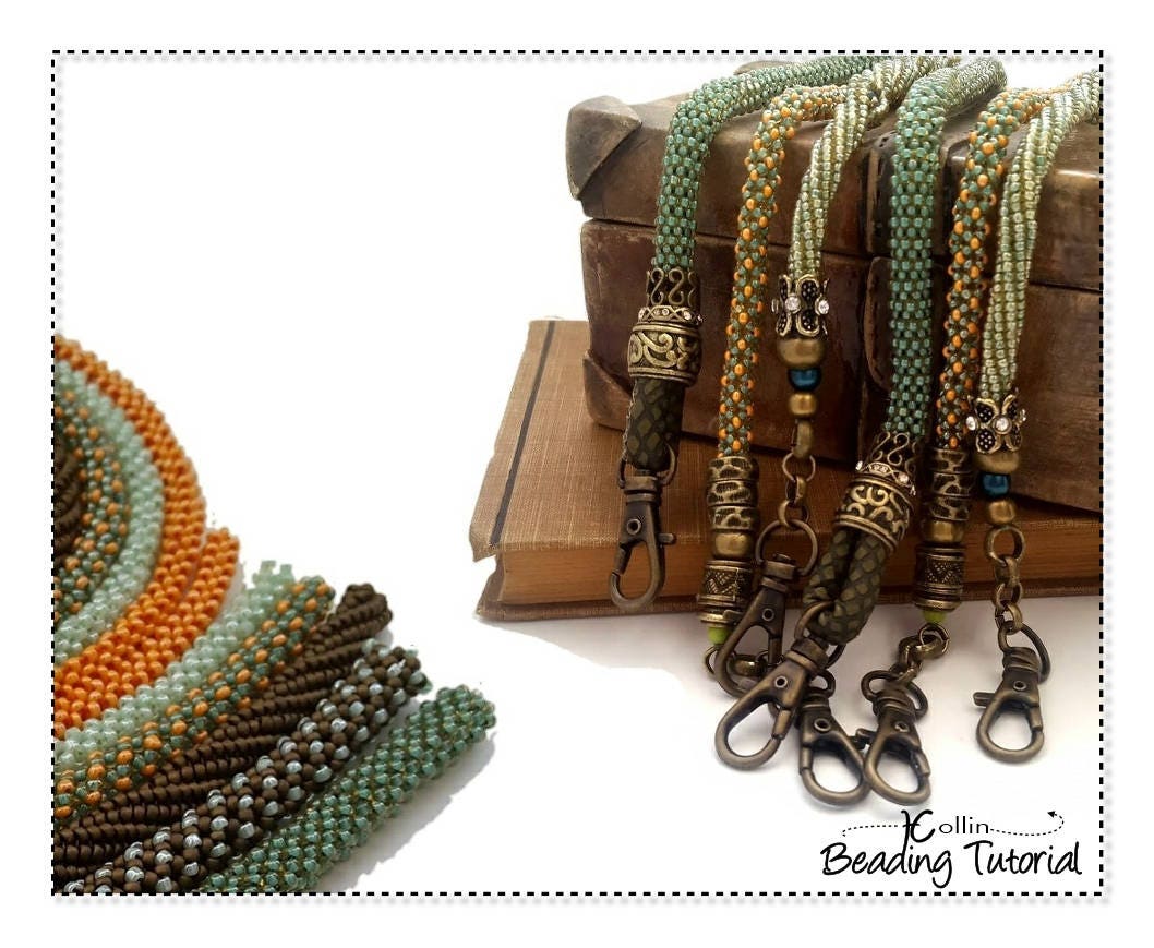 Beading Tutorial 4 Tubular Rope Stitches Stitch Tutorial Etsy