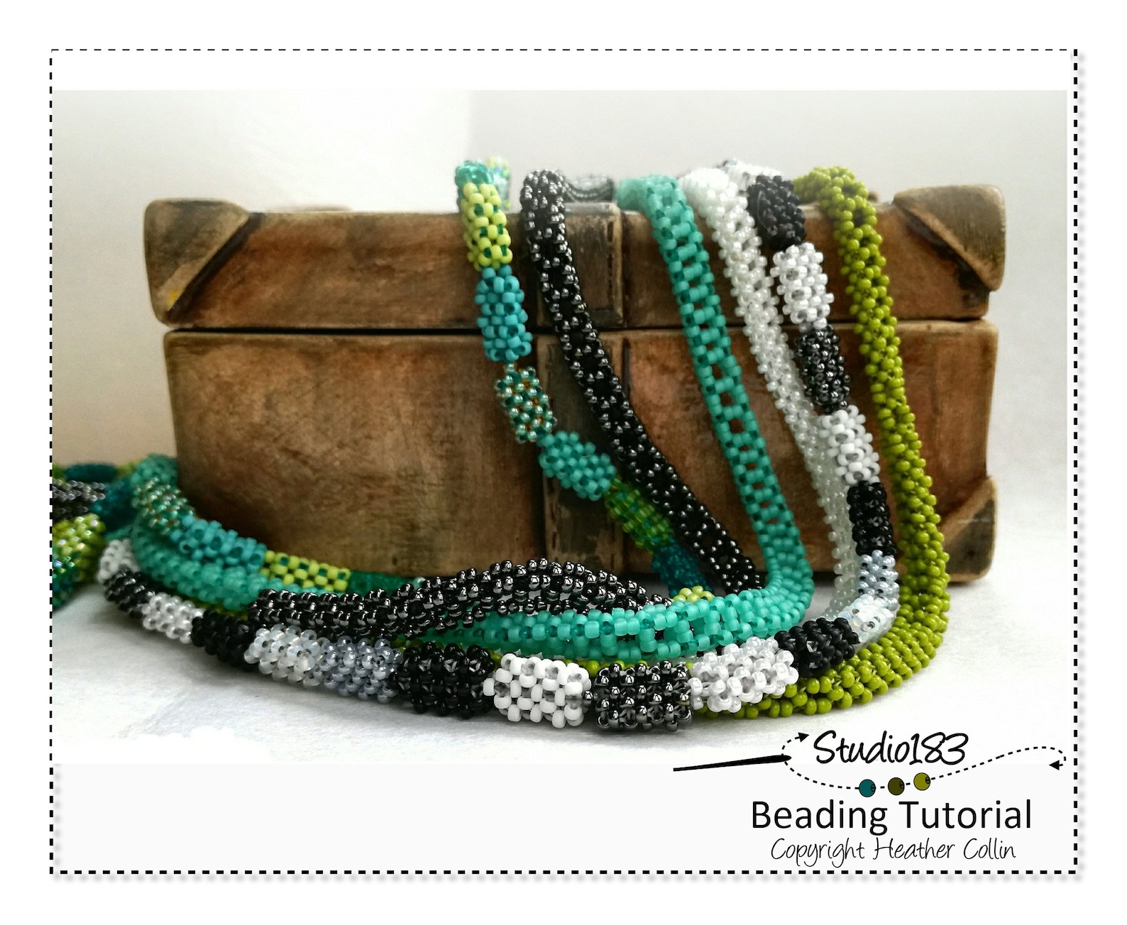 Craw Scale Pattern Beaded Rope Tutorial: 4 CRAW Variations (PDF Pattern) - Etsy
