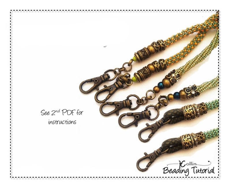 Beading Tutorial 4 Tubular Rope Stitches Stitch Tutorial Etsy