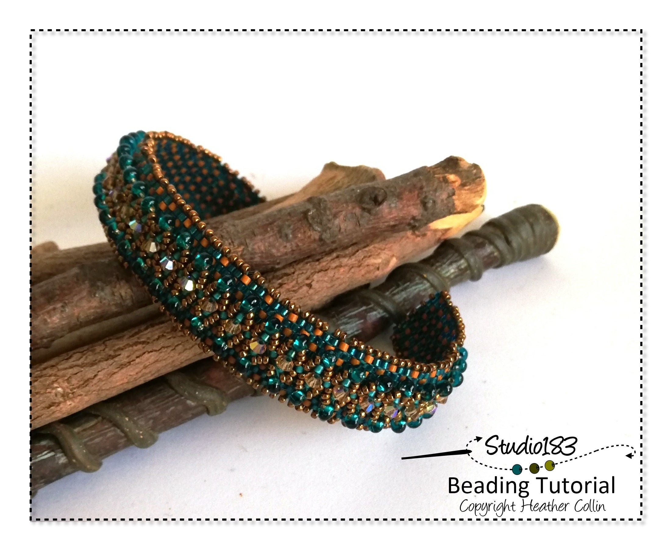 Beaded Continuous Loops, 4 Interesting CRAW Variations for Beaded Ropes,  Easy Beaded Rope Patterns, Beading Tutorial - CHAIN of EVENTS