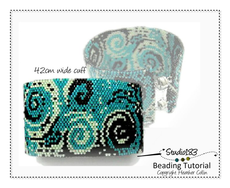 Download Beading Patterns Even Count Flat Peyote Stitch Cuff Pattern | Etsy