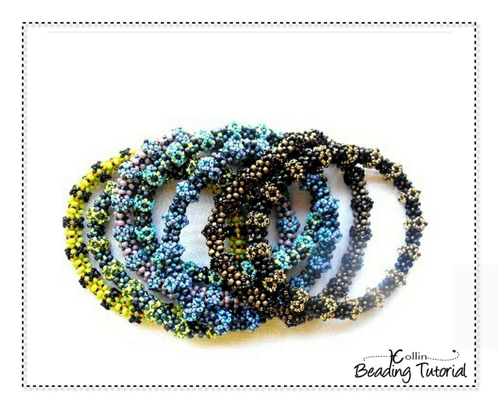 Beading Patterns, CRAW Bangles Pattern, Beading Tutorial, BOJANGLES - Etsy