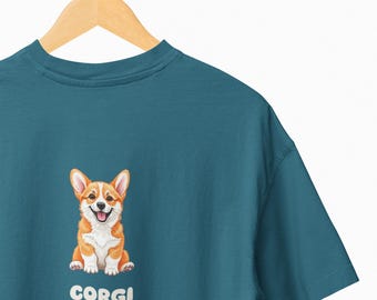 Corgi Lover T-Shirt | Pembroke Welsh Corgi Illustration