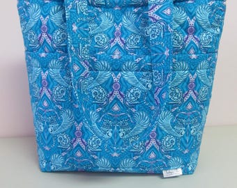 A Unique Tote with winged animals