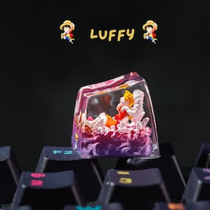 Luffy Devil Fruit Artisan-toetsenbord, mechanisch toetsenbord anime Sea Thieves hars (Esc-toets)