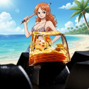 Nami Artisan Keycap, One Piece Anime Resin Mechanical Keyboard Keycap