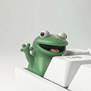 Tom Lizard Artisan Keycap, Meme Resin Keyboard Accessory, Cherry MX Compatible, Limited Edition